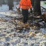 Usuwanie skutków po intensywnych opadach śniegu