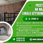 Przetarg ustny – ul. Rynek 12 (130,17 m2)