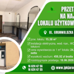 Przetarg ustny – ul. Grunwaldzka 22 (15,58 m2)